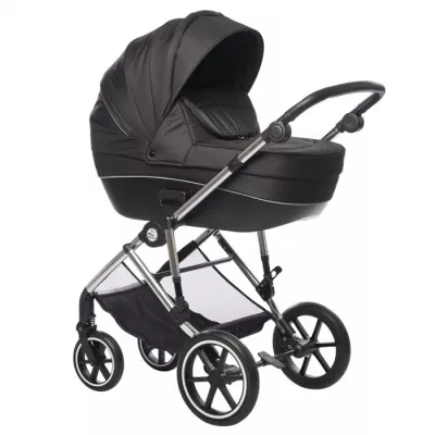 Коляска Mr Sandman DISCOVERY SILVER (2 в 1) Чёрный / Серебристая рама Коляска Mr Sandman DISCOVERY SILVER (2 в 1) Чёрный / Серебристая рама