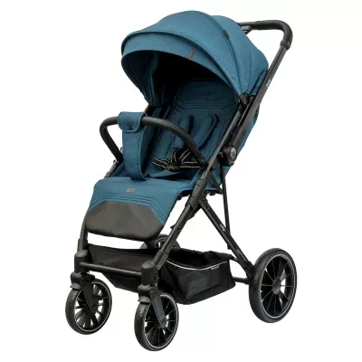 Коляска прогулочная Indigo Delta, синий