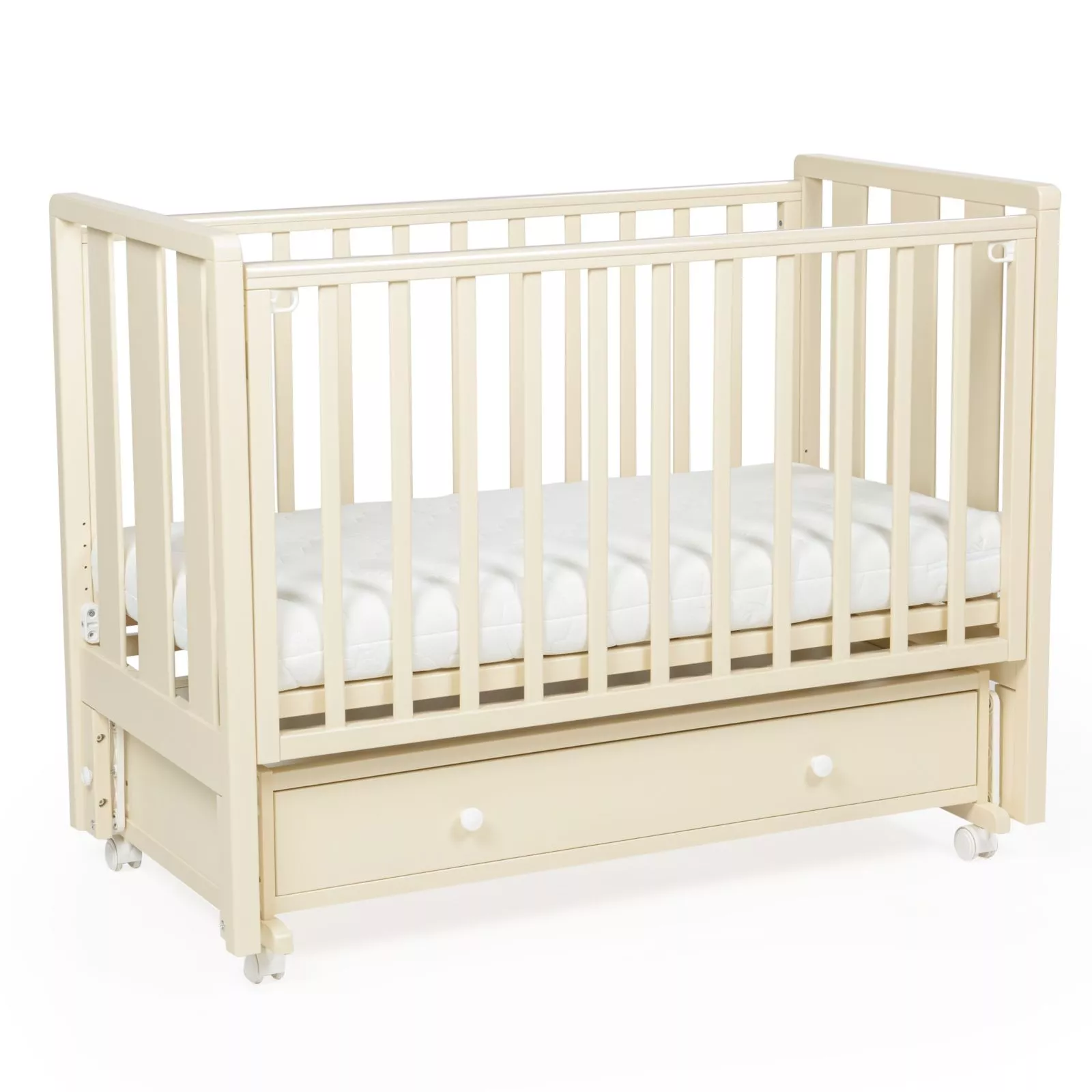 Кровать детская Bebizaro Heirloom New маятник универсальный с ящиком, Vanilla