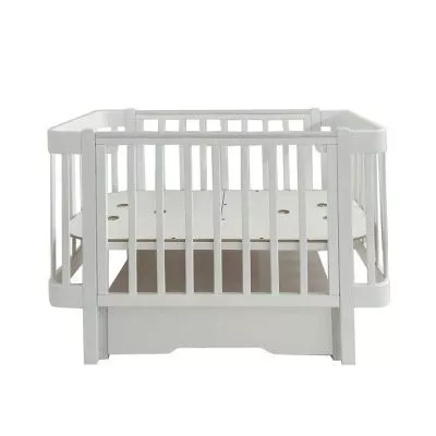 Кровать детская Pituso Olivia, Белый-белый, маятник с ящиком