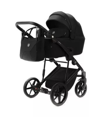 Коляска Adamex Mobi New 2 в 1, MN-TK53, черный Коляска Adamex Mobi New 2 в 1, MN-TK53, черный