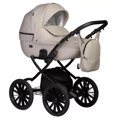 Коляска Indigo Mio Eco Plus 14" 2 в 1, 02, св.бежевая кожа Коляска Indigo Mio Eco Plus 14" 2 в 1, 02, св.бежевая кожа