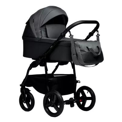 Коляска Indigo Impulse Eco 2 в 1, Ie 06, серая кожа+серый Коляска Indigo Impulse Eco 2 в 1, Ie 06, серая кожа+серый