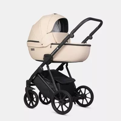 Коляска Riko Basic Montana X Ecco 2 в 1, 15 Ivory beige (бежевый)