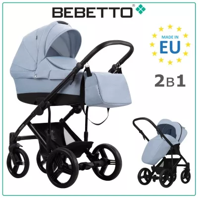 Коляска Bebetto Tiger LUX 2 в 1, 03 CZA Коляска Bebetto Tiger LUX 2 в 1, 03 CZA
