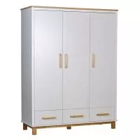 Шкаф трехсекционный Polini kids Simple 3415 с ящиками