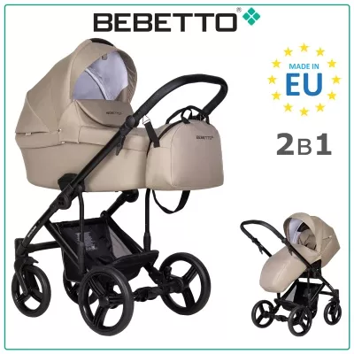 Коляска Bebetto Magnum LIGHT 2 в 1, 01 CZA Коляска Bebetto Magnum LIGHT 2 в 1, 01 CZA