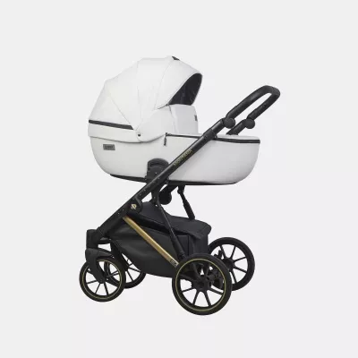 Коляска Riko Basic Montana Premium Gold 2 в 1, 01 White белый Коляска Riko Basic Montana Premium Gold 2 в 1, 01 White белый