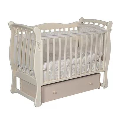 Кровать детская Антел Luiza-3 цвет слоновая кость