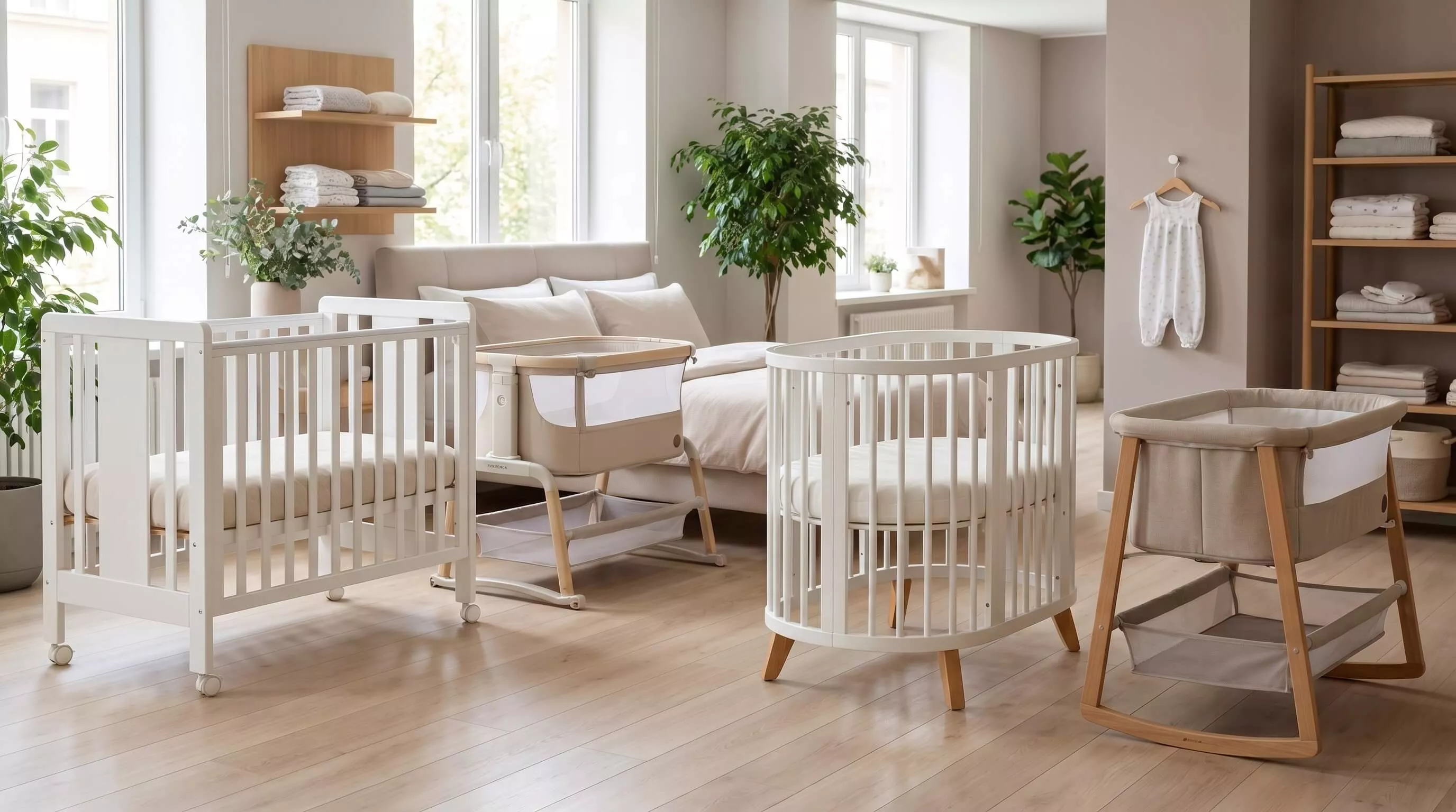 Виды кроваток для новорожденных