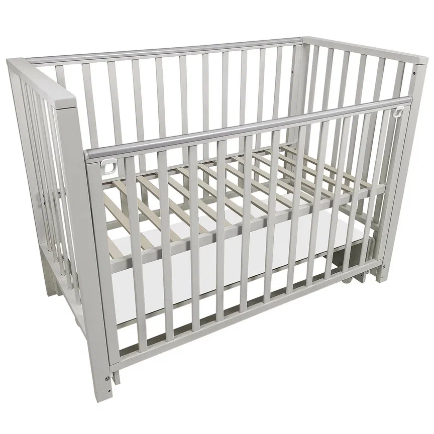 Кровать детская Indigo Norden, универсальный маятник, серый