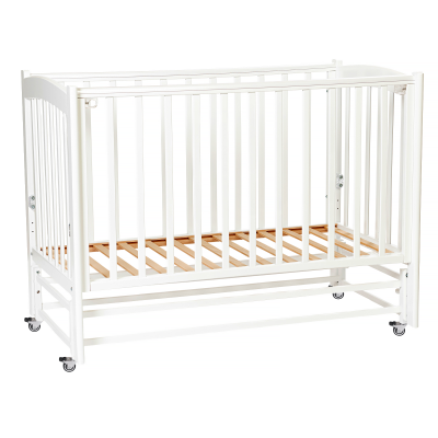 Детская кровать Mr Sandman Pocket Base 120х60 см с маятником из массива бука от 0 до 5 лет Белый