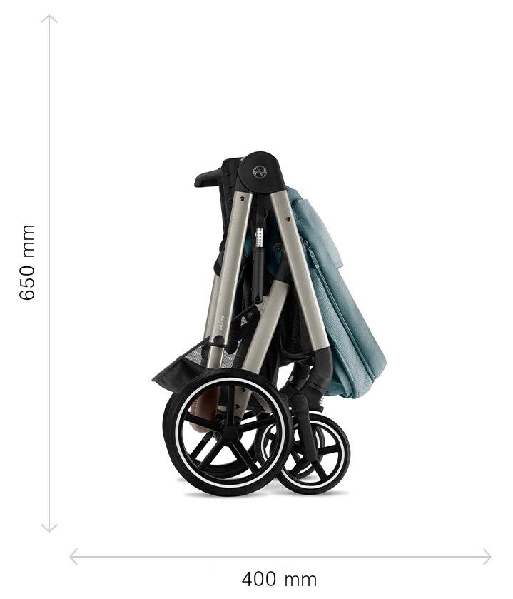 Размеры CYBEX Balios S Lux в сложенном виде