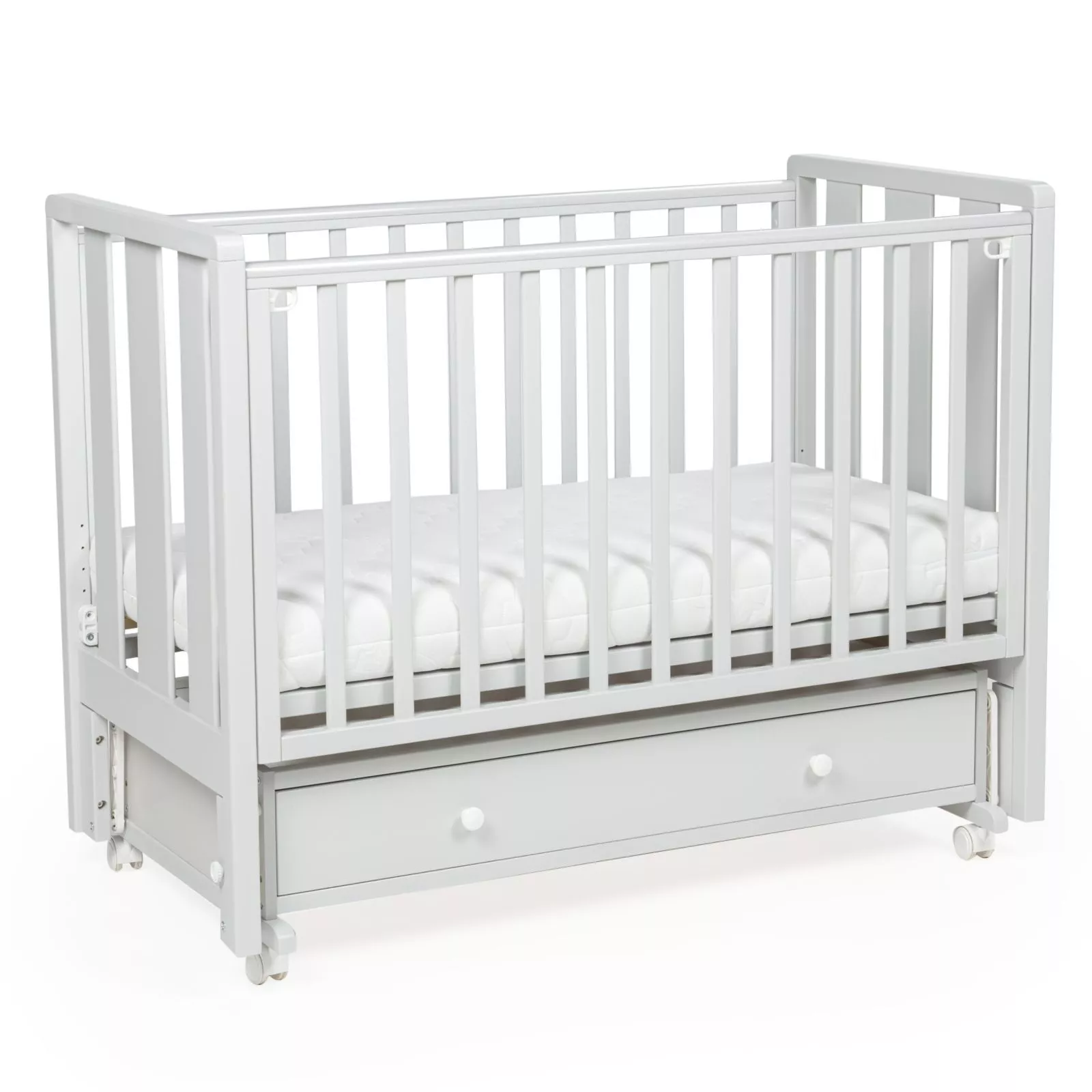 Кровать детская Bebizaro Heirloom New маятник универсальный с ящиком, Gray