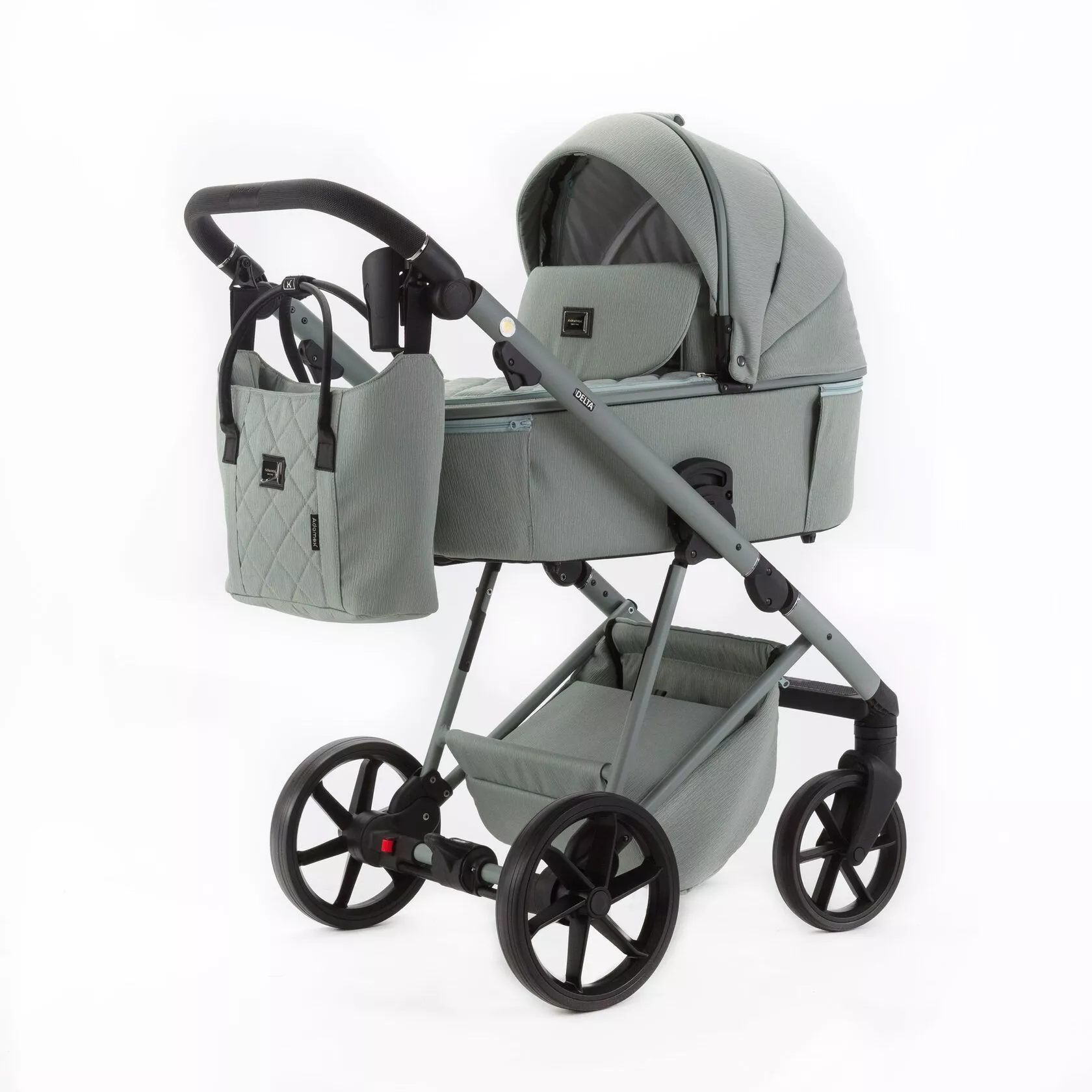 Коляска Adamex Delta Nature 3 в 1 DN-8 Mint