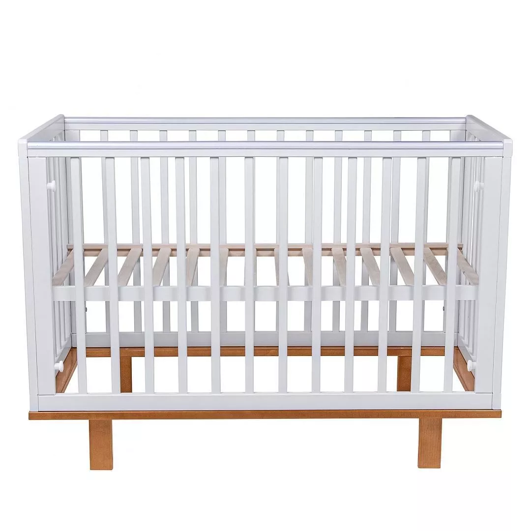 Кровать детская Pituso Mirage съемная стенка, Белый-бук