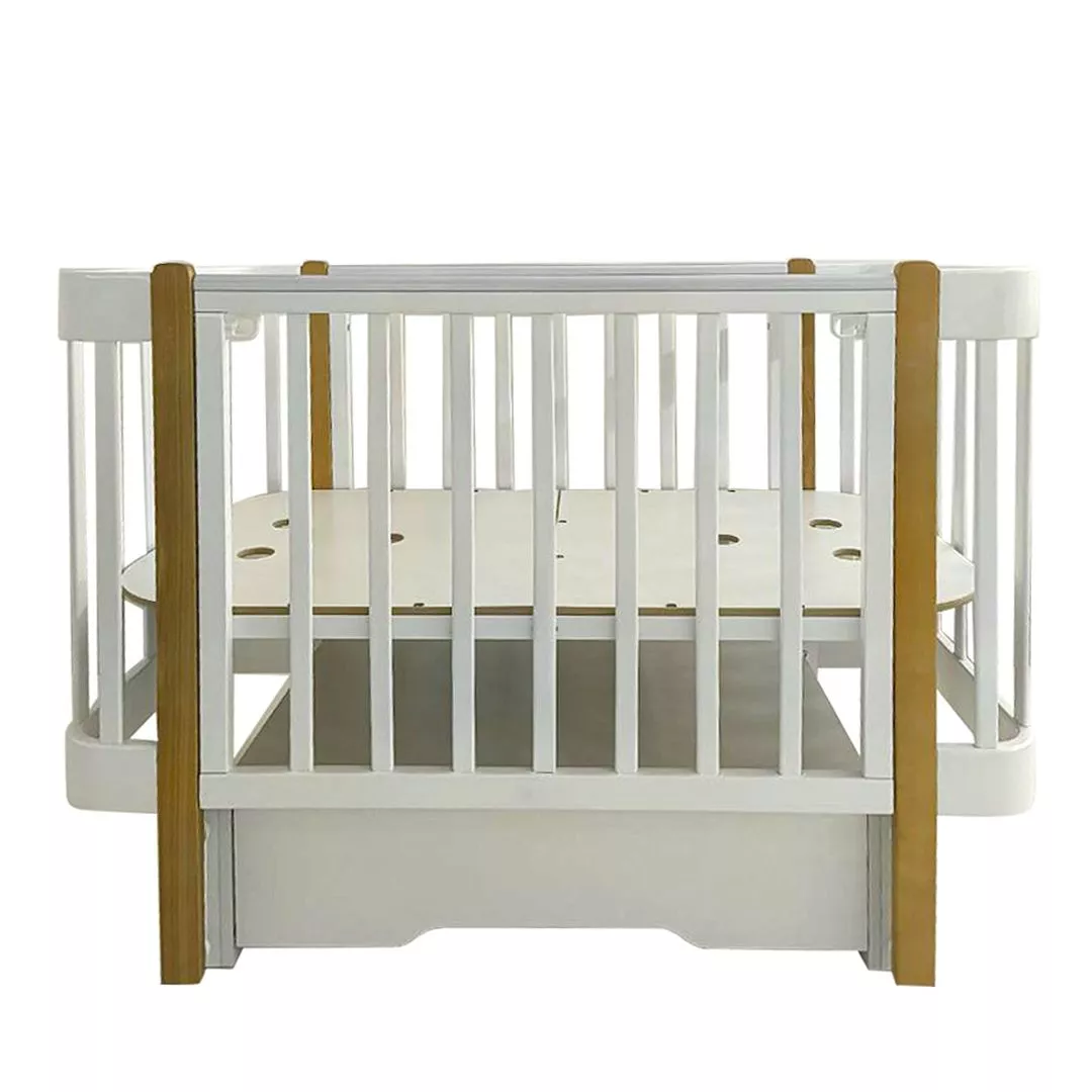 Кровать детская Pituso Olivia, Белый-бук, маятник с ящиком