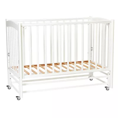 Детская кровать Mr Sandman Pocket Base 120х60 см с маятником из массива бука от 0 до 5 лет Белый