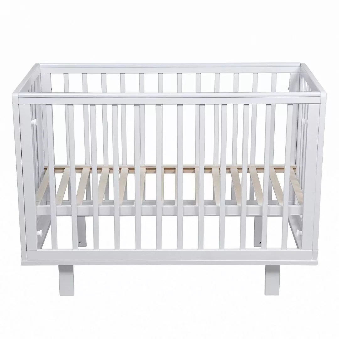 Кровать детская Pituso Mirage съемная стенка, Белый-белый