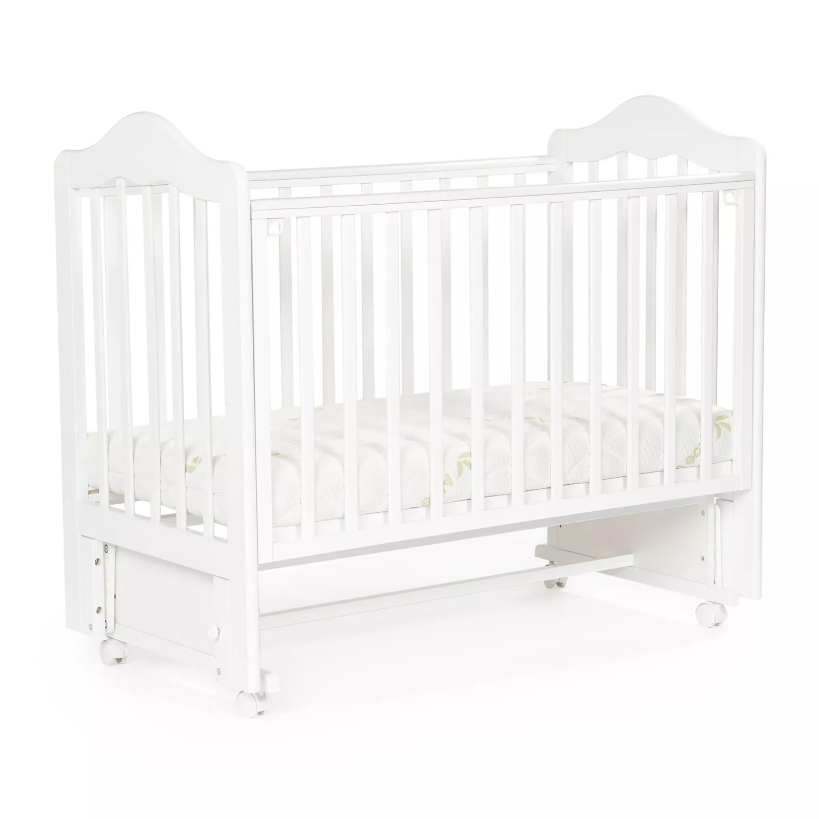 Кровать детская Bebizaro Fillmore маятник универсальный, White