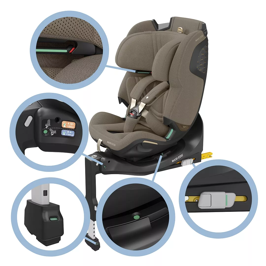 ISOFIX с цветными индикаторами