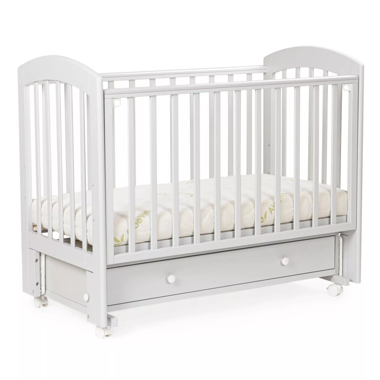 Кровать детская Bebizaro Regency, Gray, Маятник универсальный с ящиком