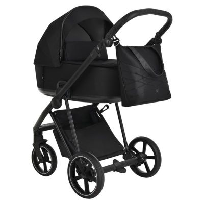 Коляска Roan Sol 2 в 1 - Raven/Black/руч.Черный