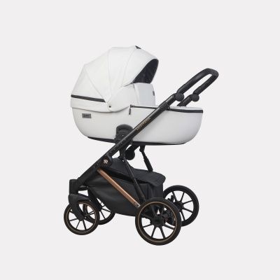 Коляска Riko Basic Montana Premium Copper 2 в 1, 11 White белый