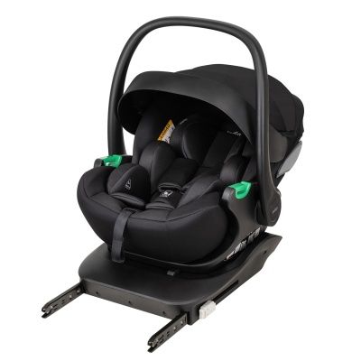 Автокресло Indigo TECHNO ISOFIX I-SIZE, с базой, группа 0+ 40-87см, черный