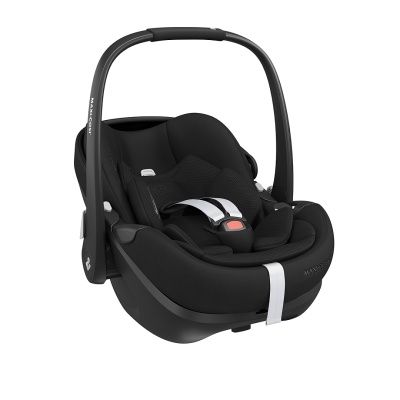 Автокресло группы 0+ Maxi-Cosi Pebble 360 Pro (Slide Tech), Twillic Black/черный (2024)