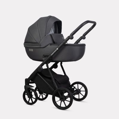 Коляска Riko Basic Montana X 3 в 1, 53 Dark grey (т.серый)