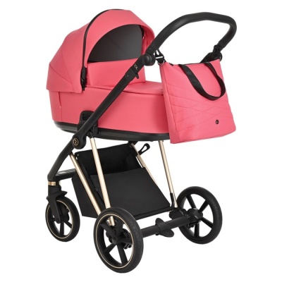Коляска Roan Sol Luxury 2 в 1 - Viva Magenta/Gold/руч.Черный