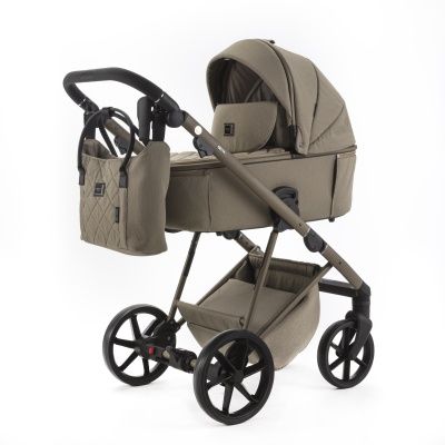 Коляска Adamex Delta Natura 3 в 1, DN-6-Taupe
