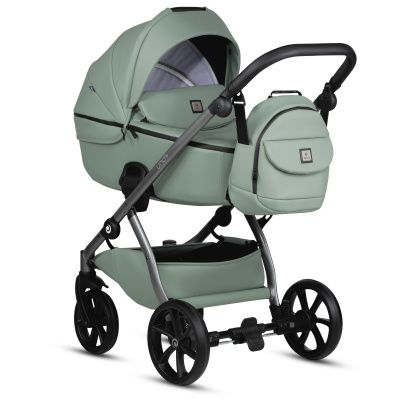 Коляска Tutis UNO⁵ Plus Leather collection NEW 2 в 1, Sage (039)