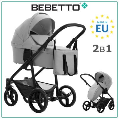 Коляска Bebetto Explorer AIR PRO 2 в 1, (экокожа) 02 CZM